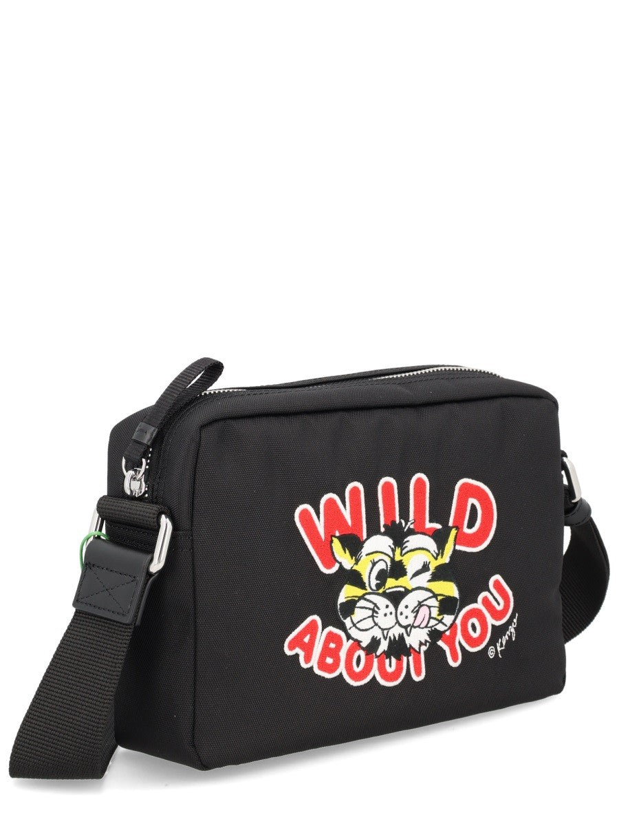 Kenzo Men's Kenzo Wild Tiger Bag Black