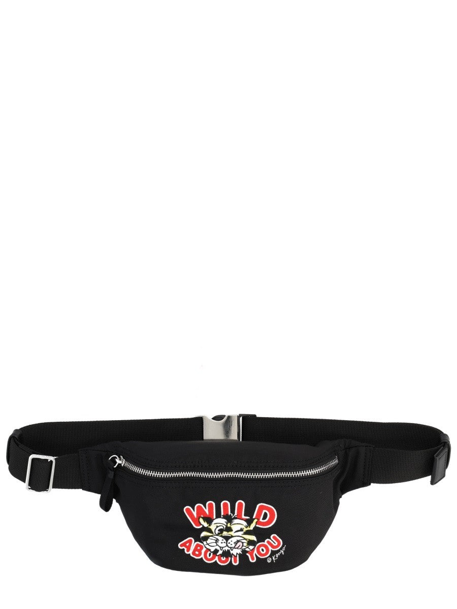 Kenzo Men's Kenzo Wild Tiger Pouch Black