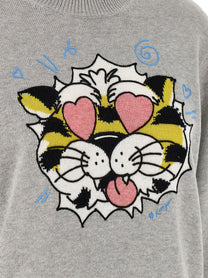Kenzo Kenzo Wild Tiger Sweater Grey