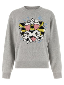 Kenzo Kenzo Wild Tiger Sweater Grey