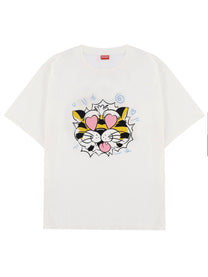 Kenzo Men's Kenzo Wild Tiger Shirt White