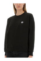 Kenzo Women's Cotton Sweatshirt Black, view 4
