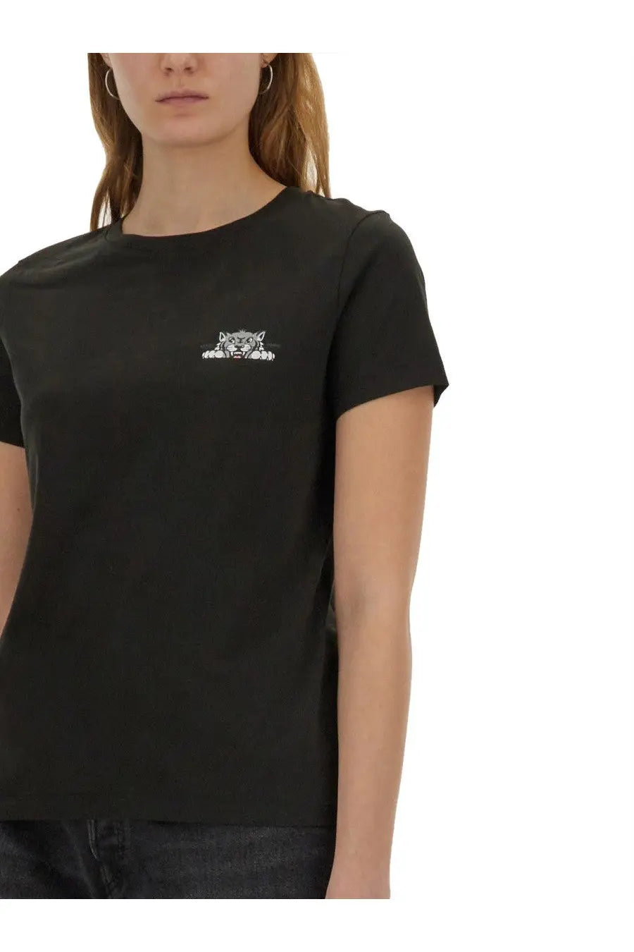 Kenzo Women's Happy Tiger Shirt Black, view 3