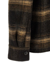ISABEL MARANT Kervon Wool Overshirt Brown