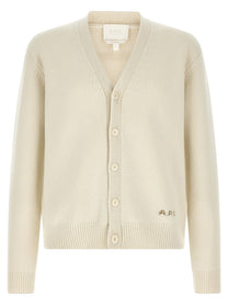 A.P.C Kevin Cardigan White