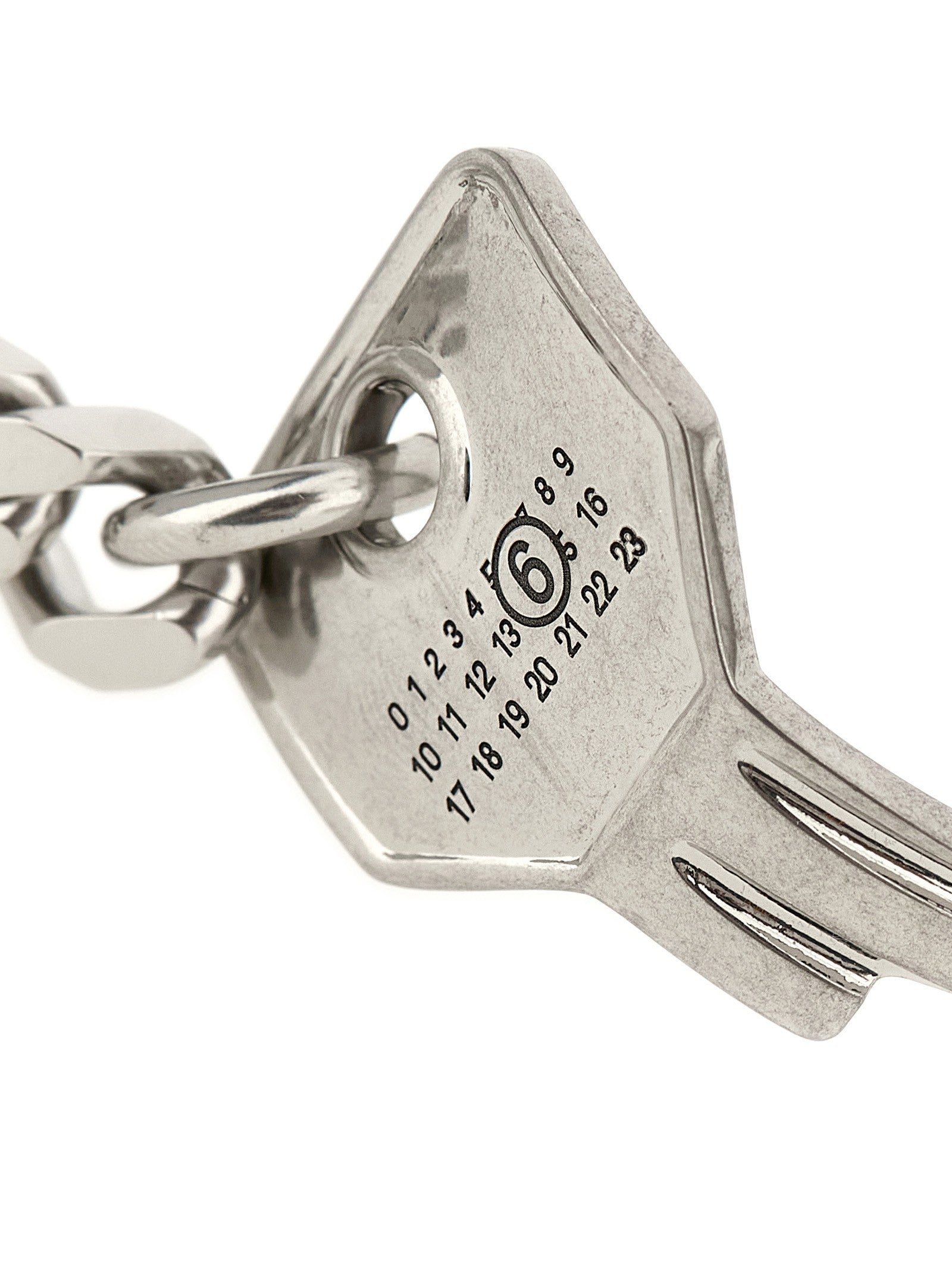 MM6 Maison Margiela Key Chain Bracelet Silver