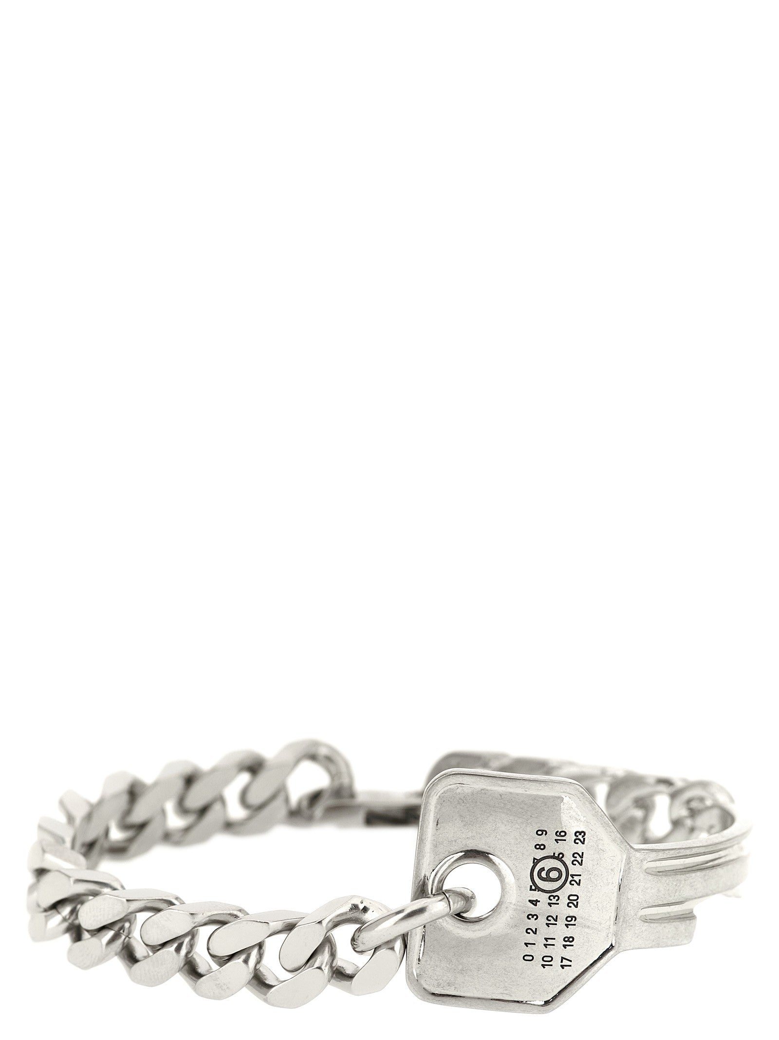 MM6 Maison Margiela Key Chain Bracelet Silver