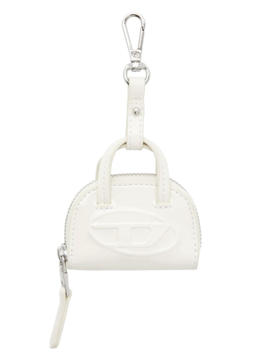 Diesel Women's Keychain 1DR Dome White