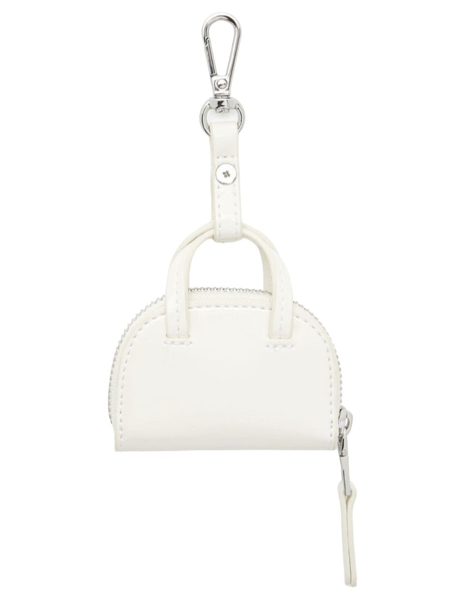 Diesel Women's Keychain 1DR Dome White, view 2