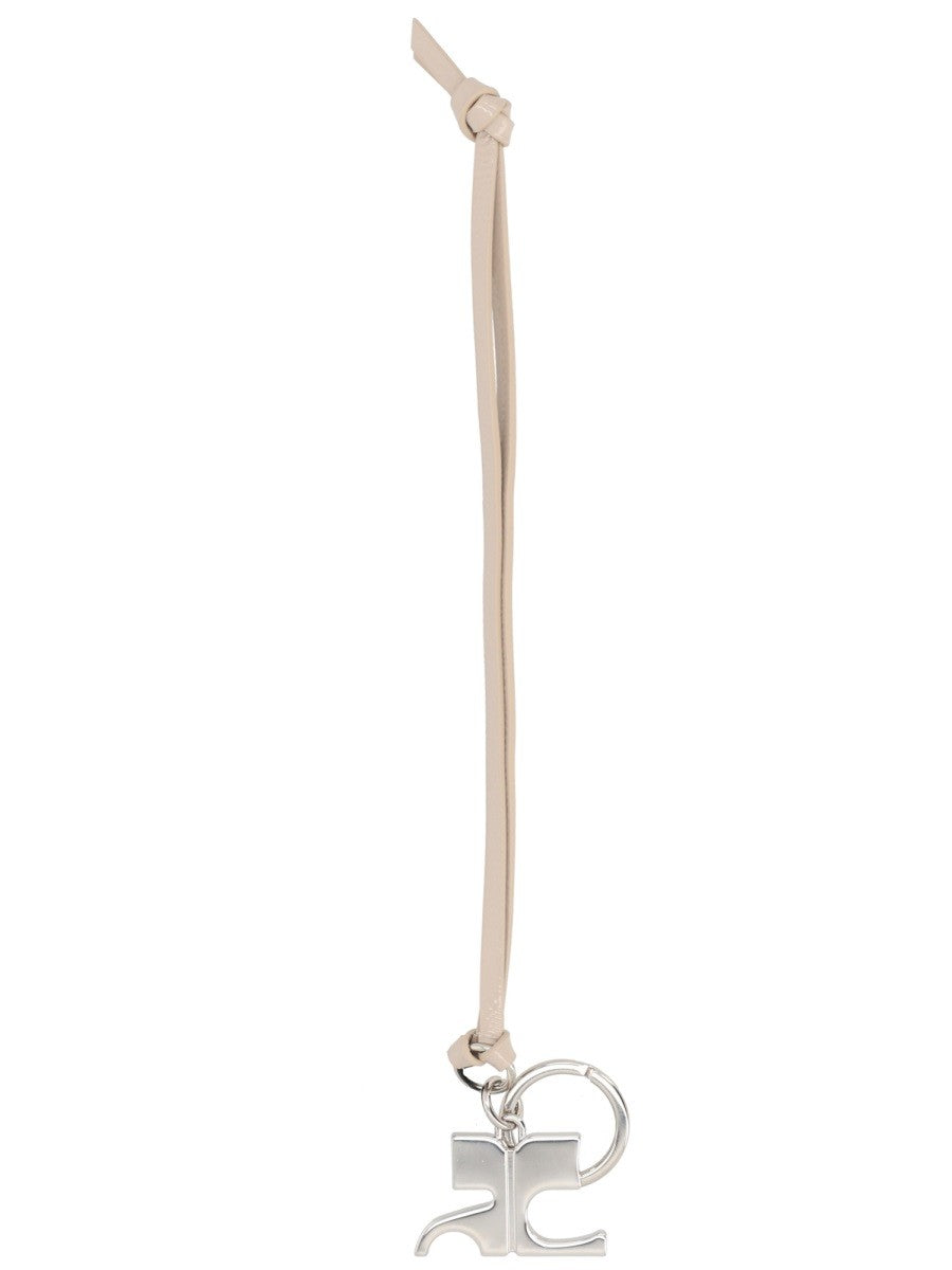courrèges Women's Keychain AC Naplack Grey