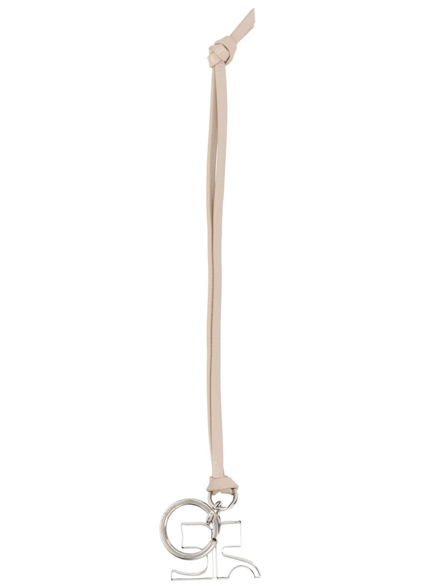 courrèges Women's Keychain AC Naplack Grey