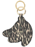 Ganni Women's Keychain Banana Black, view 2