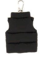 Moncler Men's Keychain in the Shape of Vest Black, view 2