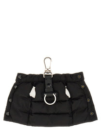 Moncler Men's Keychain in the Shape of Vest Black