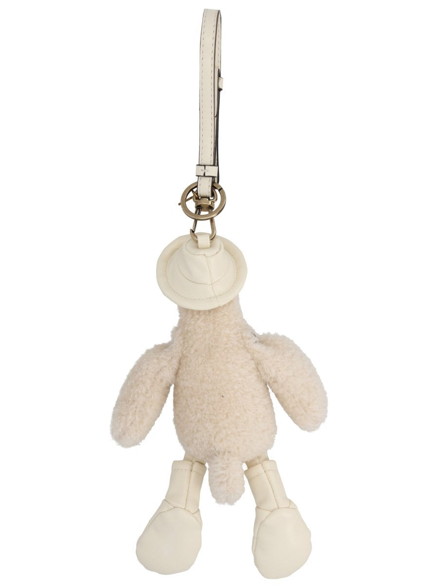 Moncler Women's Keychain Monduck White
