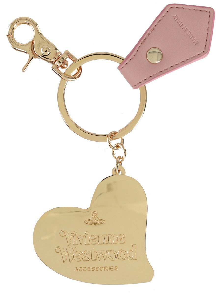 Vivienne Westwood Women's Keychain Orb Heart Blue
