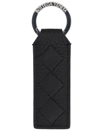 Bottega Veneta Men's Keychain Tab Black
