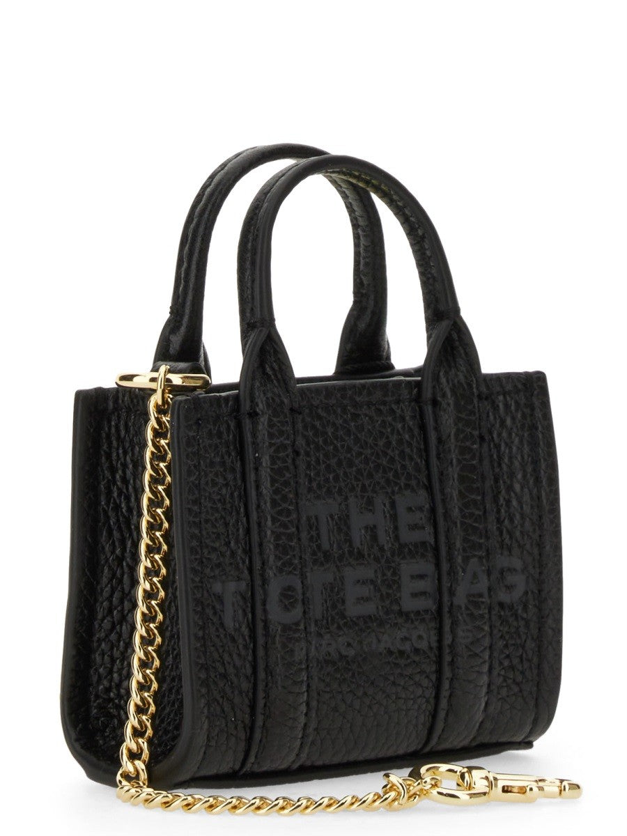 Marc Jacobs Women's Keychain the Tote Dwarf Black Marc Jacobs