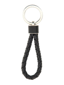 Bottega Veneta Men's Keychain Weave Black