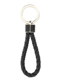 Bottega Veneta Men's Keychain Weave Black