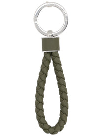 Bottega Veneta Men's Keychain Weave Green
