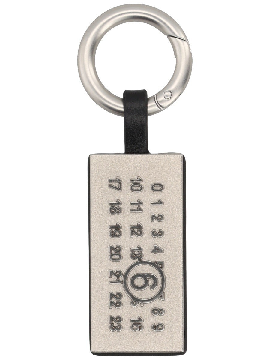 MM6 Maison Margiela Unisex Keychain Black