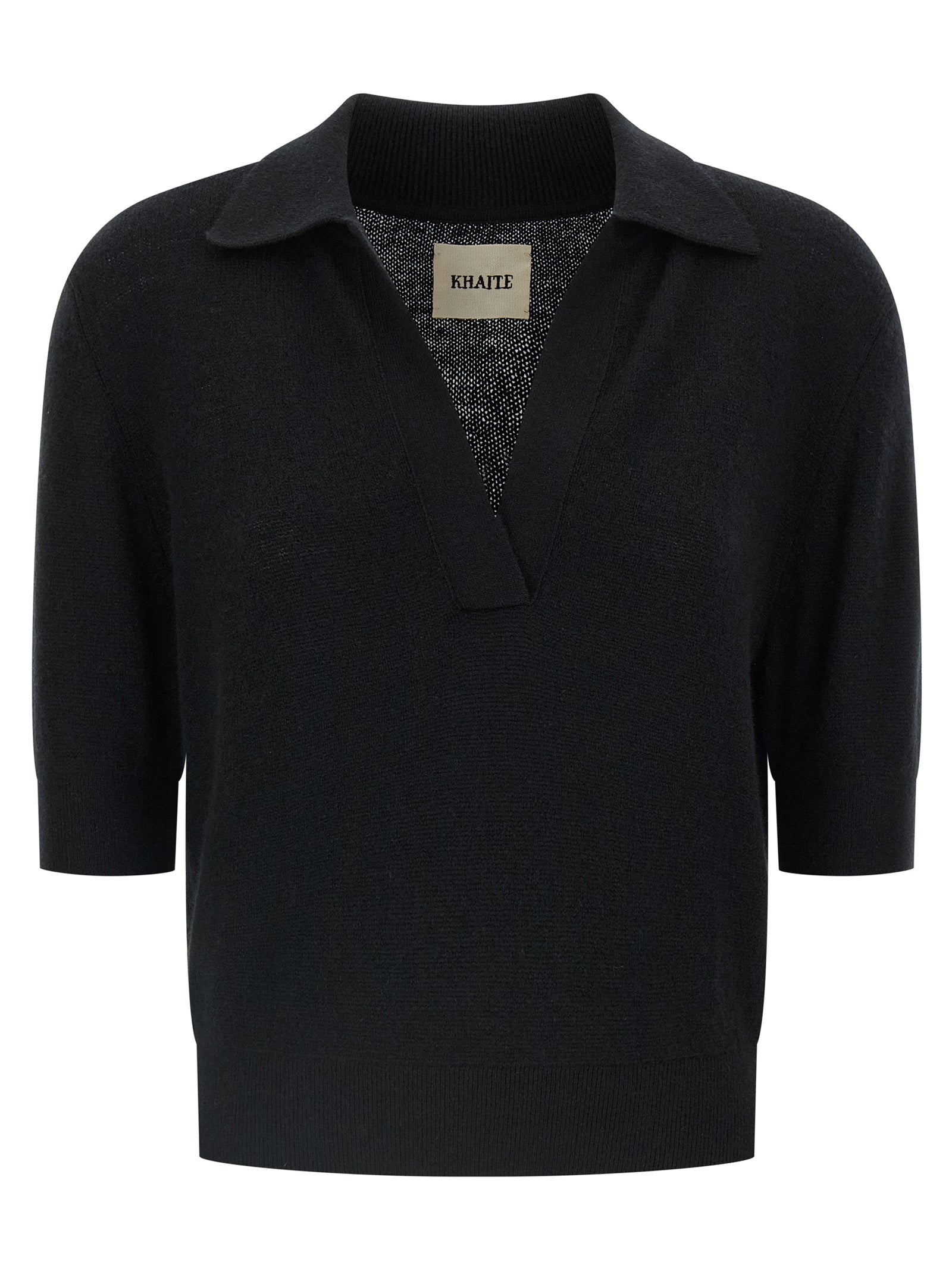 KHAITE - KHAITE - ’Shrunken Jo’ polo shirt - Women’s Tops