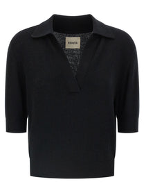 KHAITE - KHAITE - ’Shrunken Jo’ polo shirt - Women’s Tops