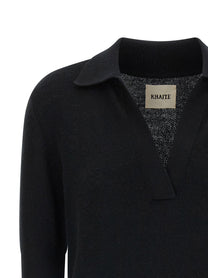 KHAITE - KHAITE - ’Shrunken Jo’ polo shirt - Women’s Tops