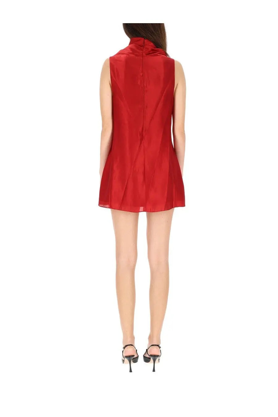 Khaite Women's Mini Dress Daria Red, view 3