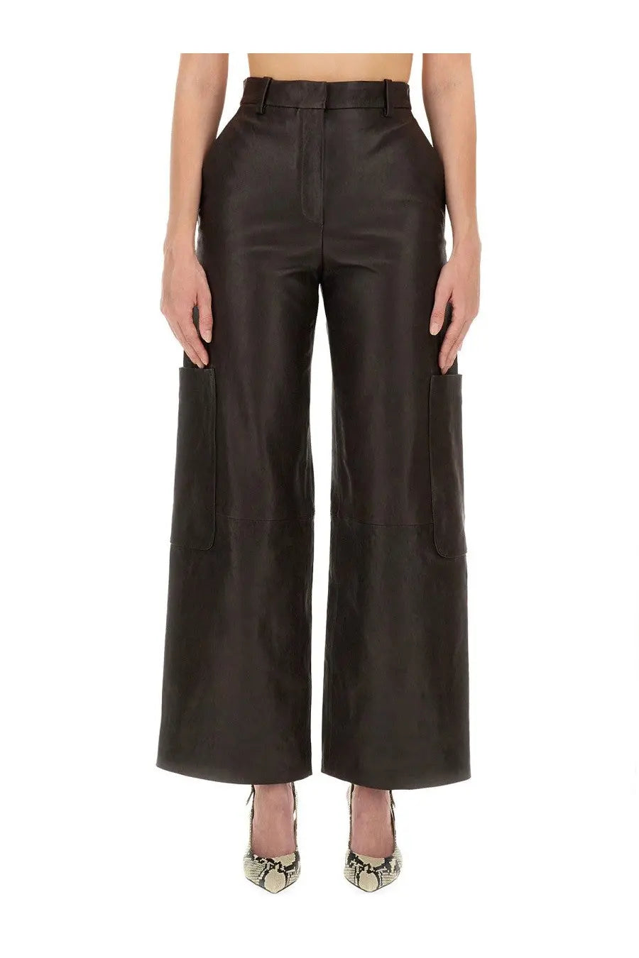 Khaite Women's Pants the Caiton Brown