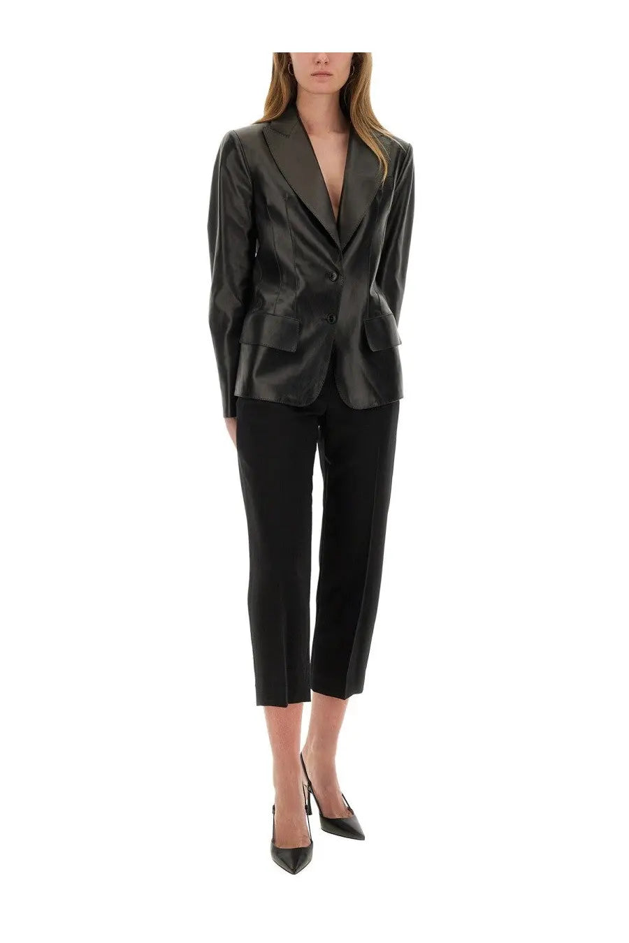 Khaite Women's Pants Cam Black, view 2