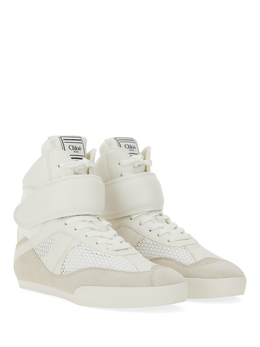 Chloé Women's Kick Ankle Sneaker White