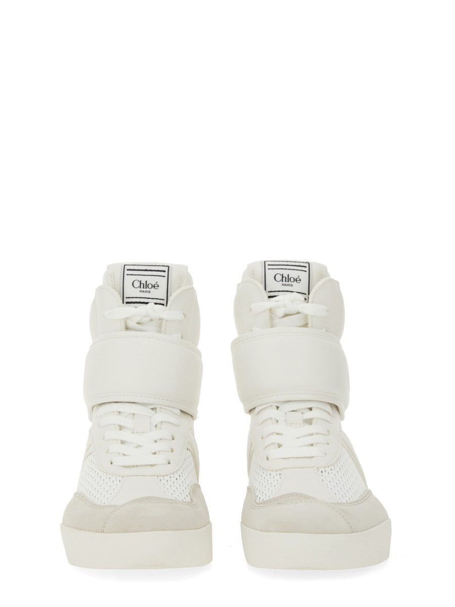 Chloé Women's Kick Ankle Sneaker White