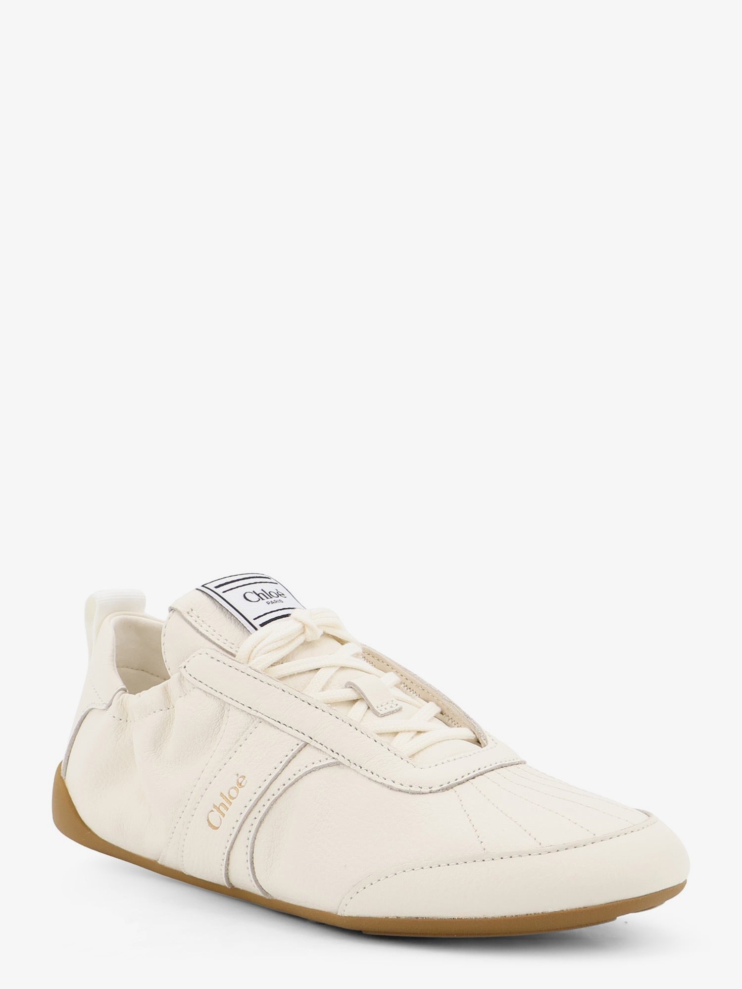 Chloé Women's Kick Leather Sneakers White