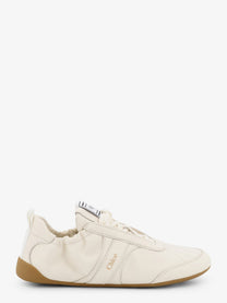 Chloé Women's Kick Leather Sneakers White