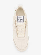 Chloé Women's Kick Leather Sneakers White, view 5