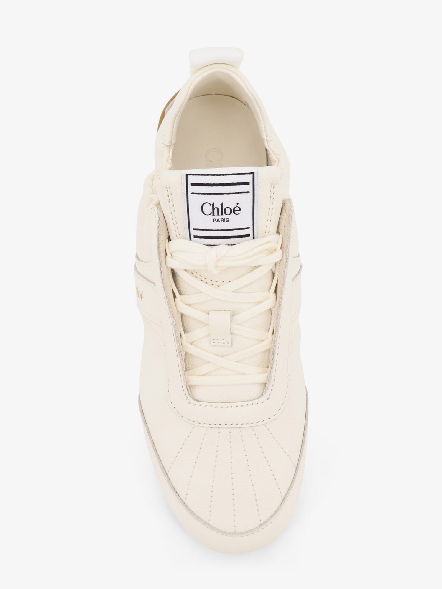 Chloé Women's Kick Leather Sneakers White