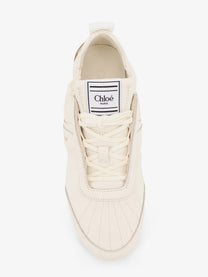 Chloé Women's Kick Leather Sneakers White