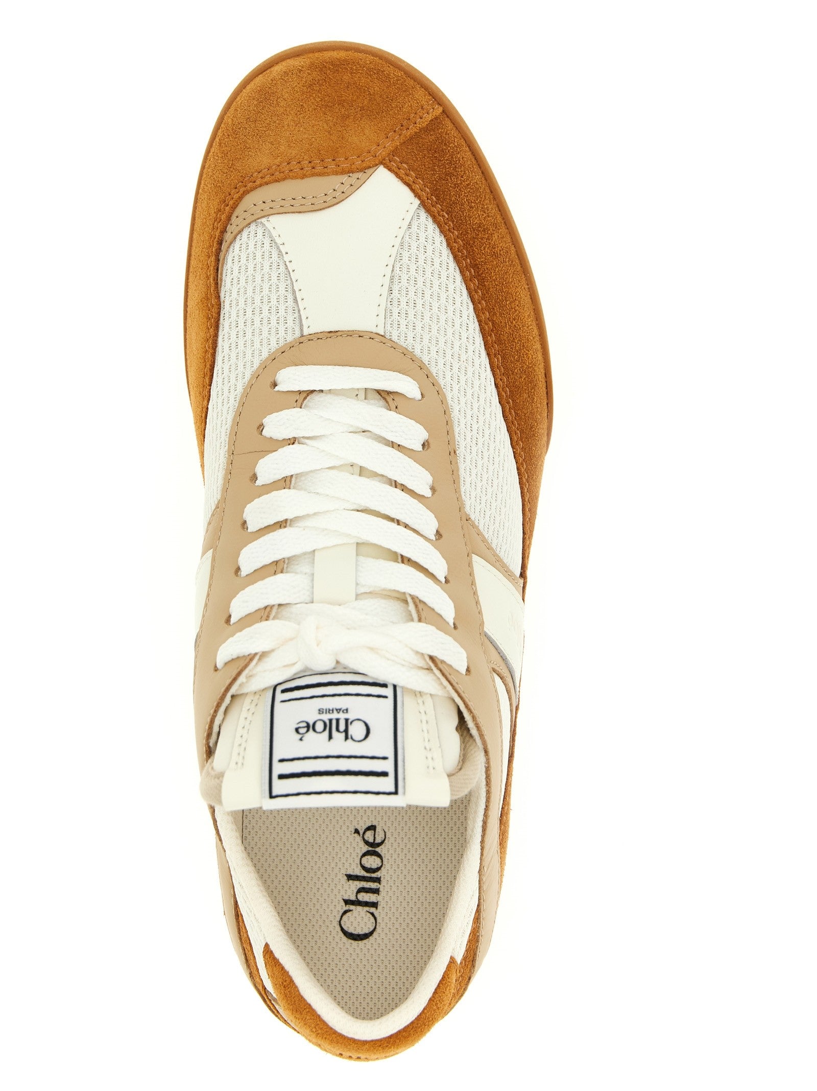 Chloé Kick Sneakers Beige