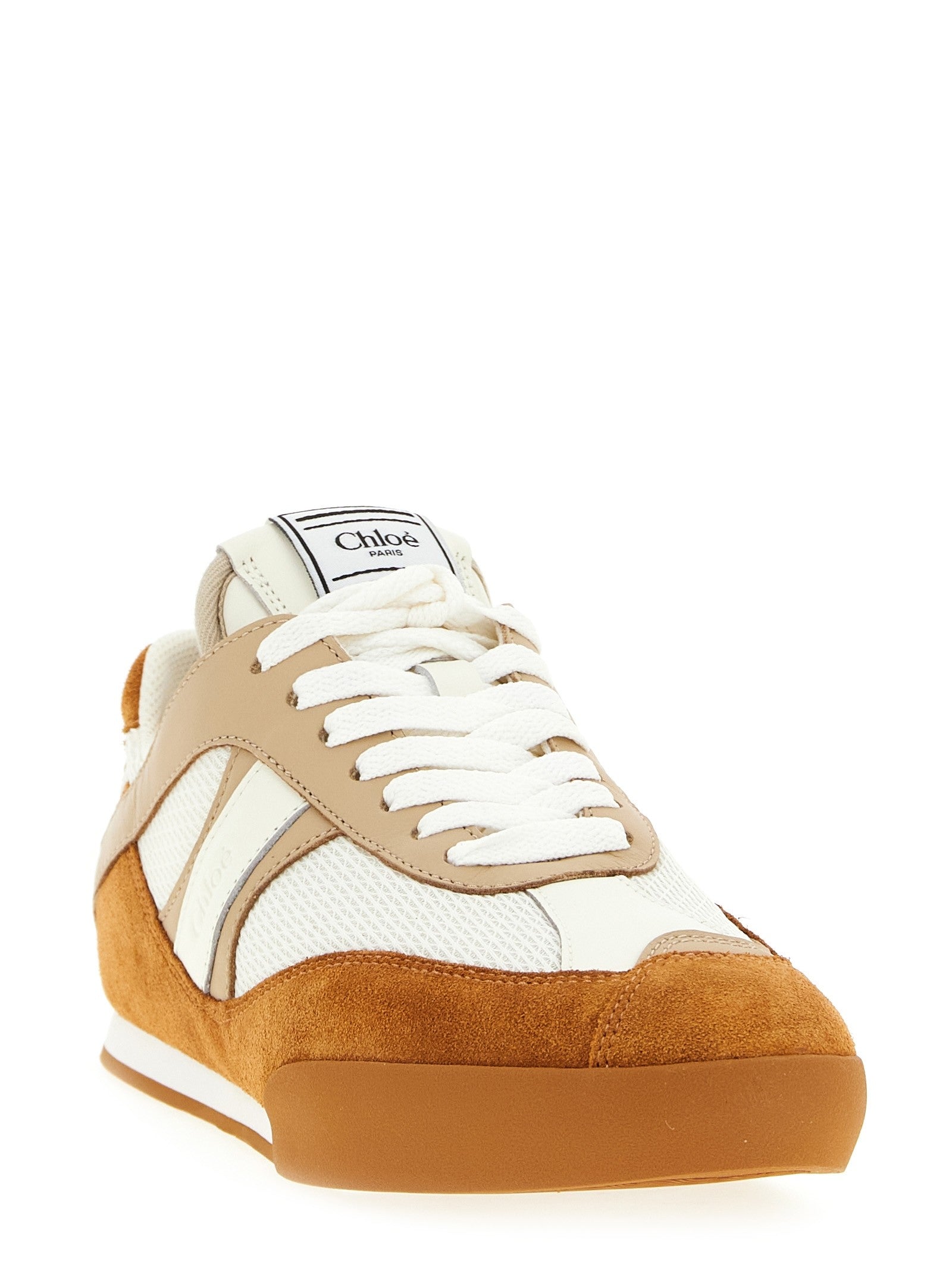 Chloé Kick Sneakers Beige