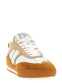 Chloé Kick Sneakers Beige