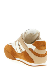 Chloé Kick Sneakers Beige