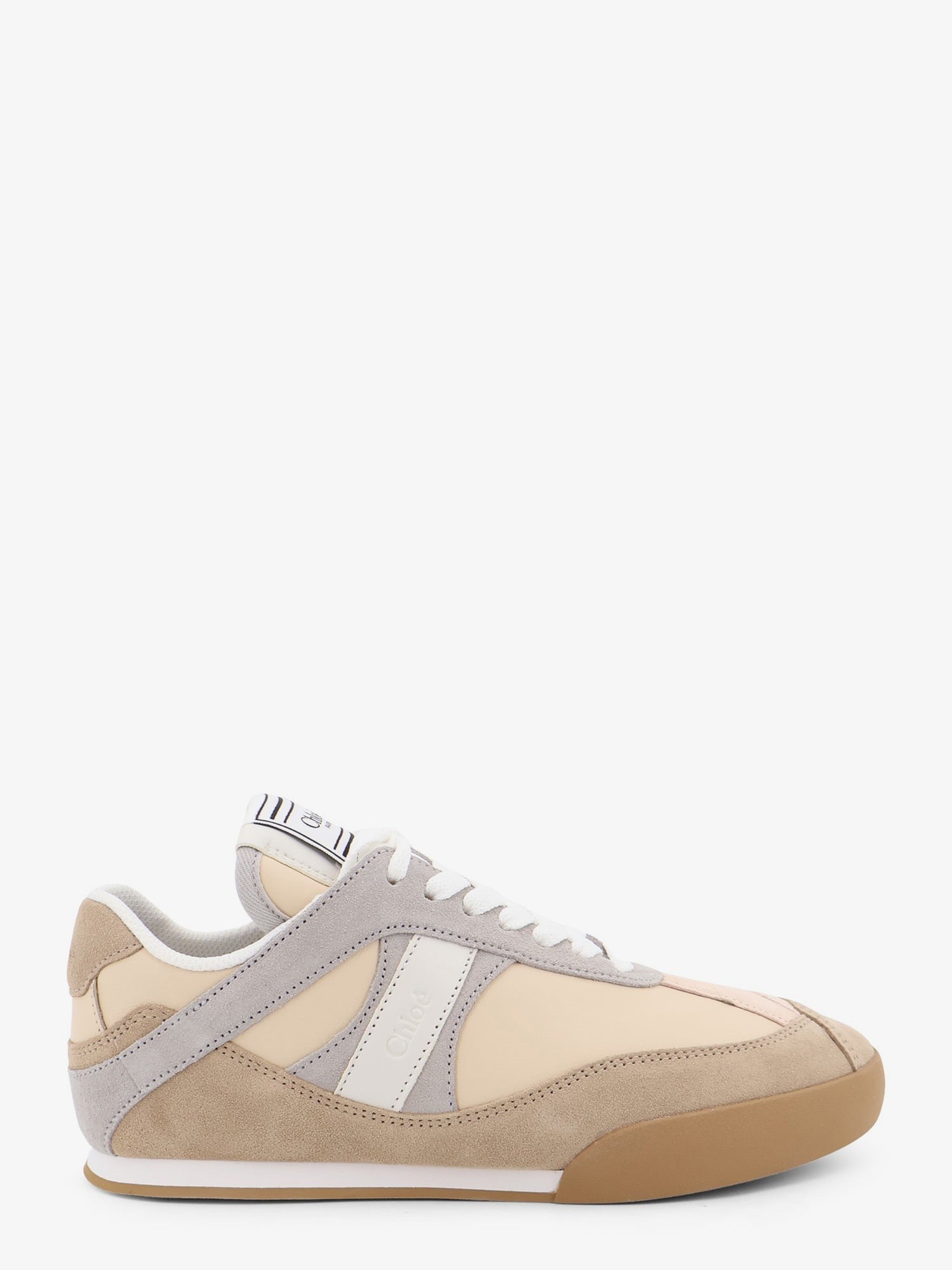 Chloé Women's Kick Suede Sneakers Grey