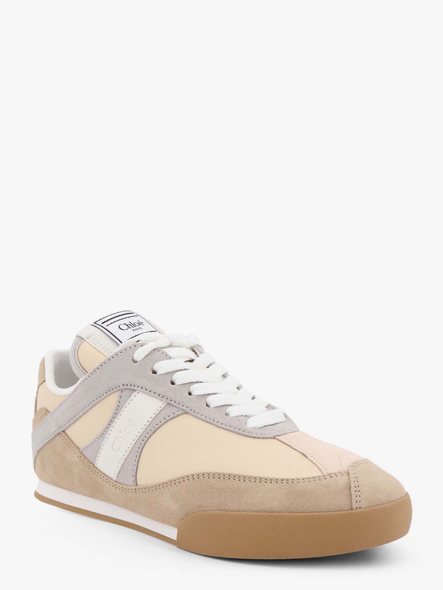 Chloé Women's Kick Suede Sneakers Grey