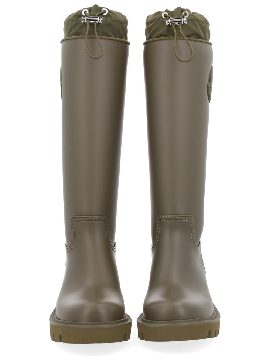 Moncler Women's Kickstream High Boots Green