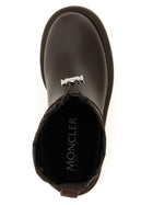 Moncler Kickstream Rain Boots Brown, view 4