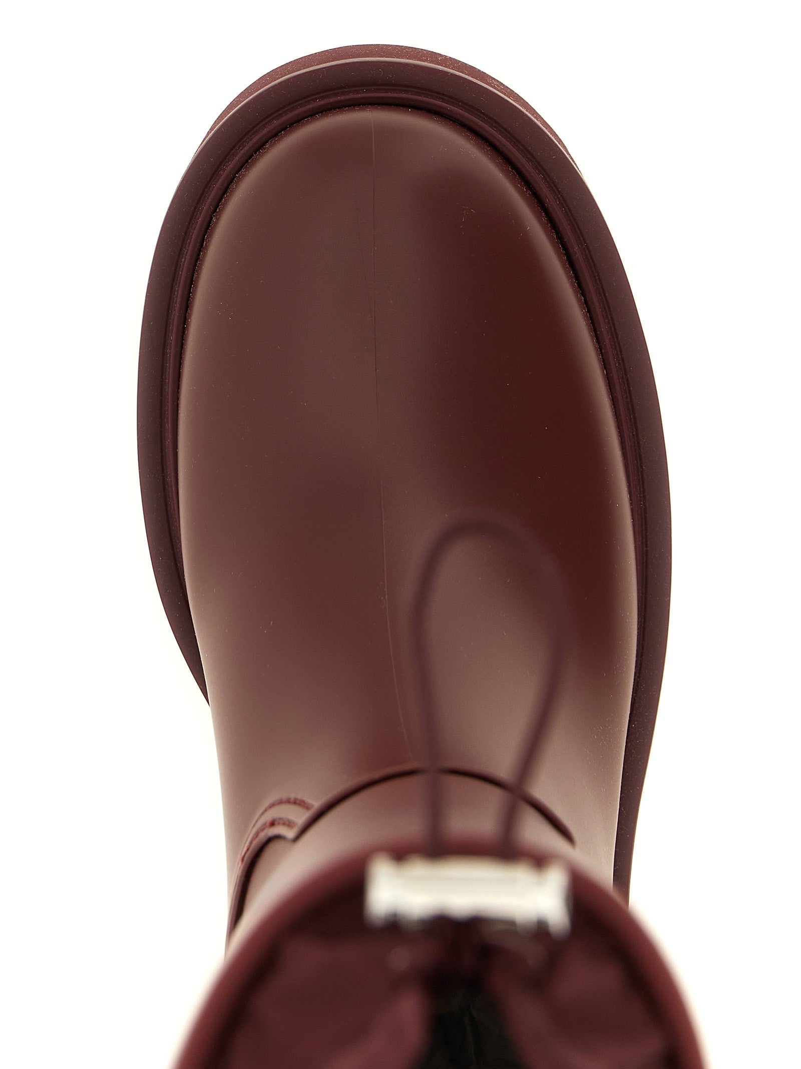 Moncler Kickstream High Rain Boots Red