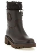 Moncler Kickstream Rain Boots Brown, view 2