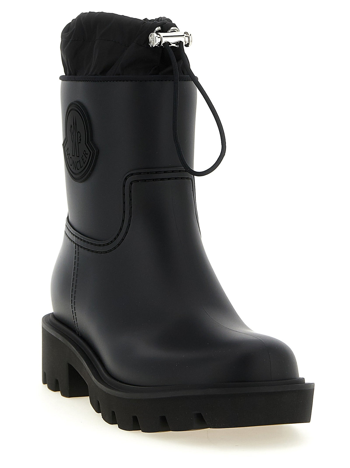 Moncler Women's Kickstream Pvc Rain Boots Black, view 2